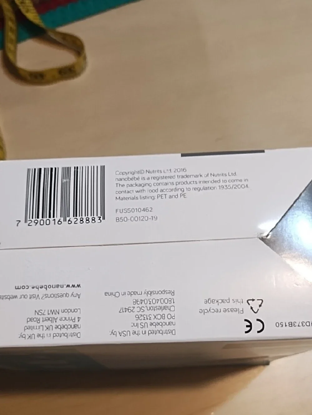 nanobébé Breastmilk Storage Bags - Teal/White NIB Unopened Packs Extra Thick.